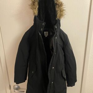GAP Kids Black Hooded Jacket